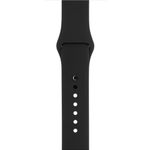 Curea iUni compatibila cu Apple Watch 1/2/3/4/5/6, 42mm, Silicon, Black fotografia produsului View 5 S