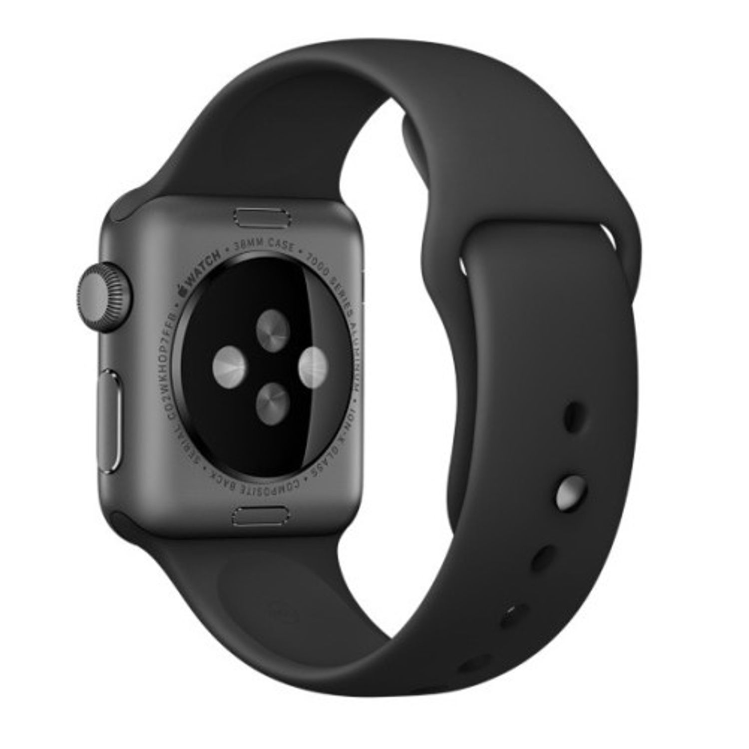 Curea iUni compatibila cu Apple Watch 1/2/3/4/5/6, 42mm, Silicon, Black fotografia produsului