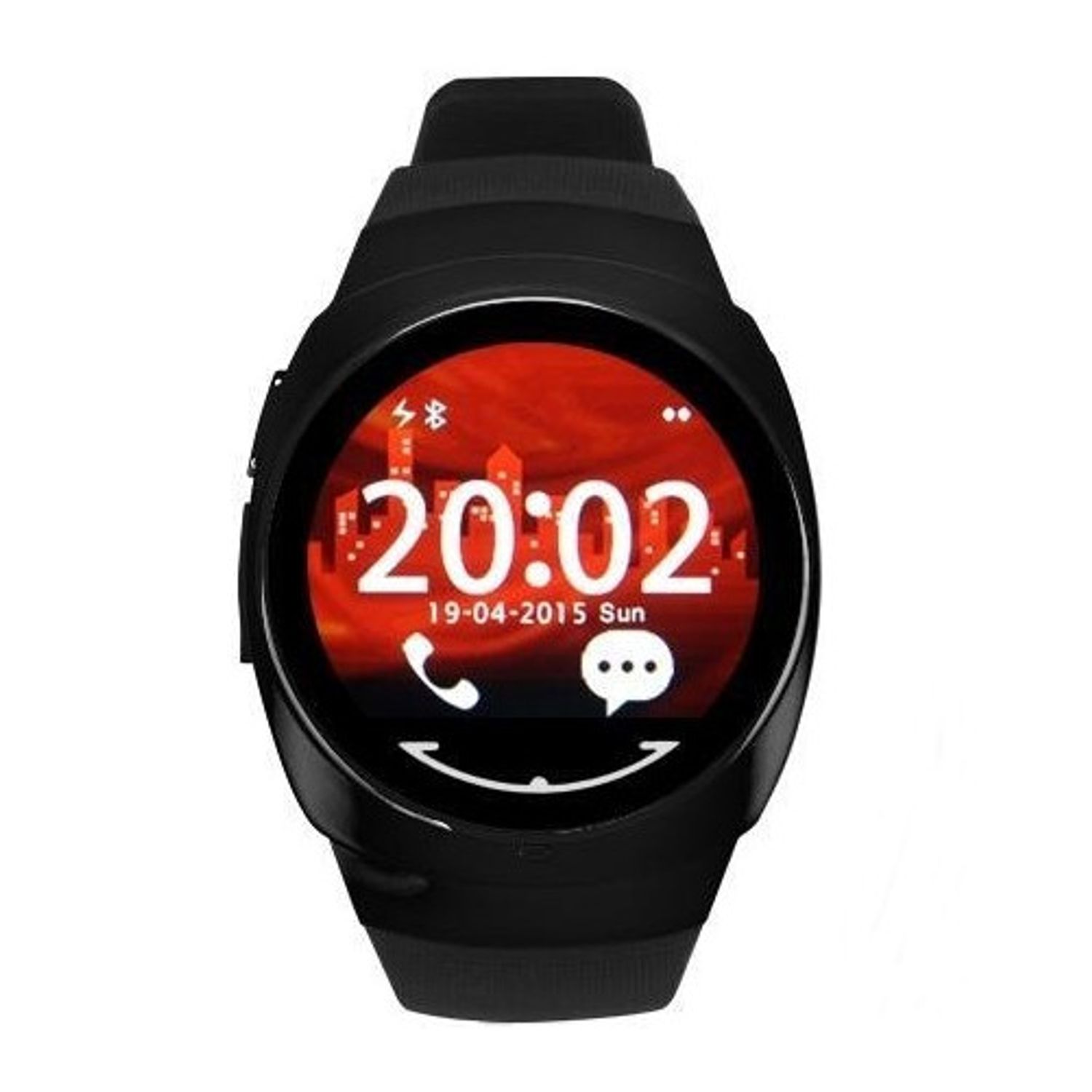 Ceas Smartwatch iUni O100, BT, LCD 1.3 Inch, Camera, Black fotografia produsului View 3 L