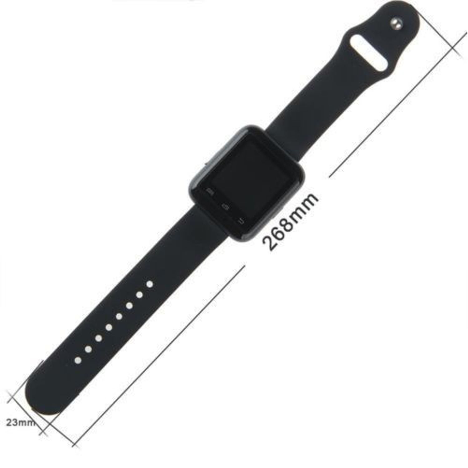 Smartwatch iUni U900i Plus, Bluetooth, LCD 1.44 Inch, Negru fotografia produsului View 4 L
