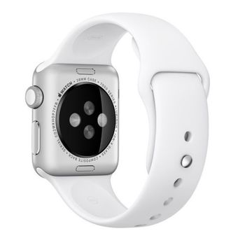 Curea iuni compatibila cu apple watch 1/2/3/4/5/6, 44mm, silicon, white