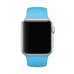 Curea iUni compatibila cu Apple Watch 1/2/3/4/5/6, 44mm, Silicon, Blue fotografia produsului View 4 S