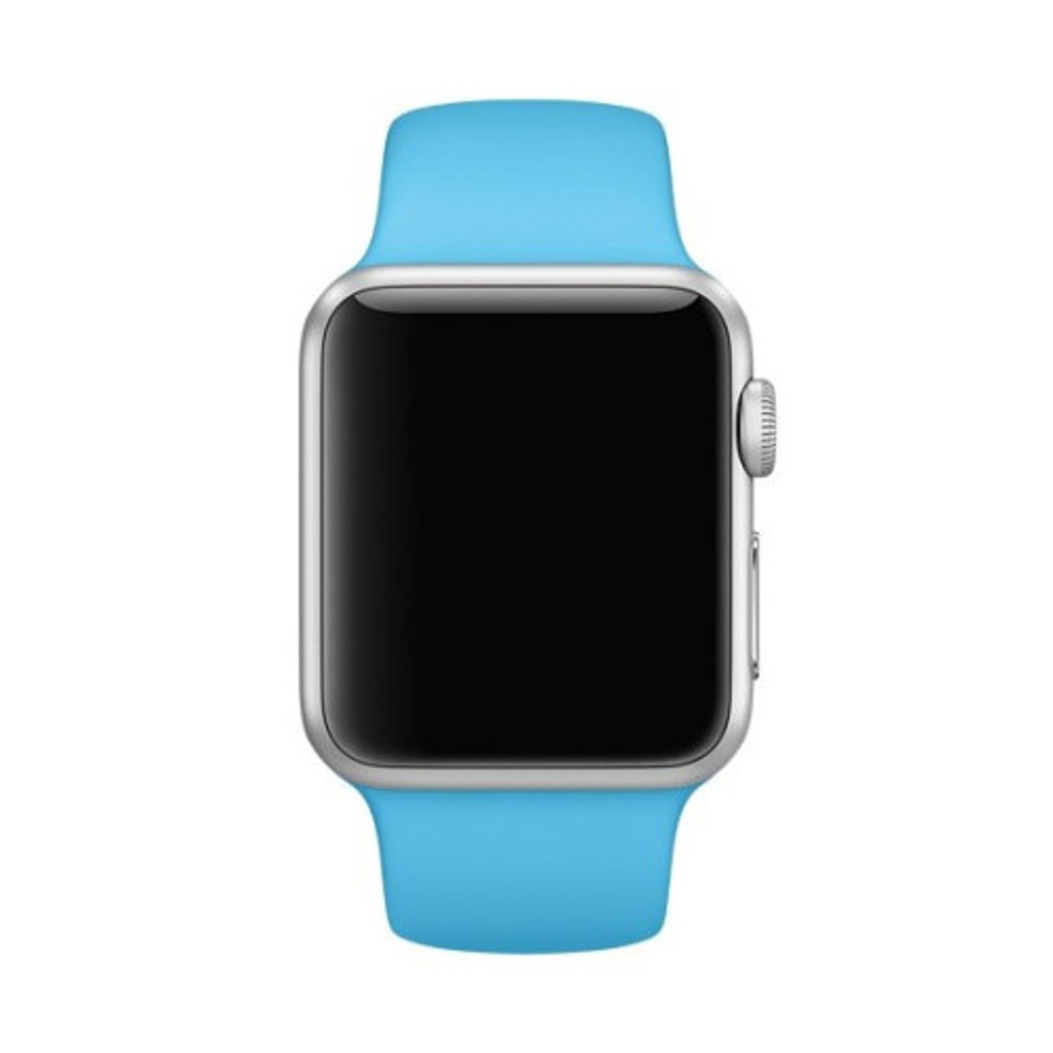 Curea iUni compatibila cu Apple Watch 1/2/3/4/5/6, 44mm, Silicon, Blue fotografia produsului View 4 L