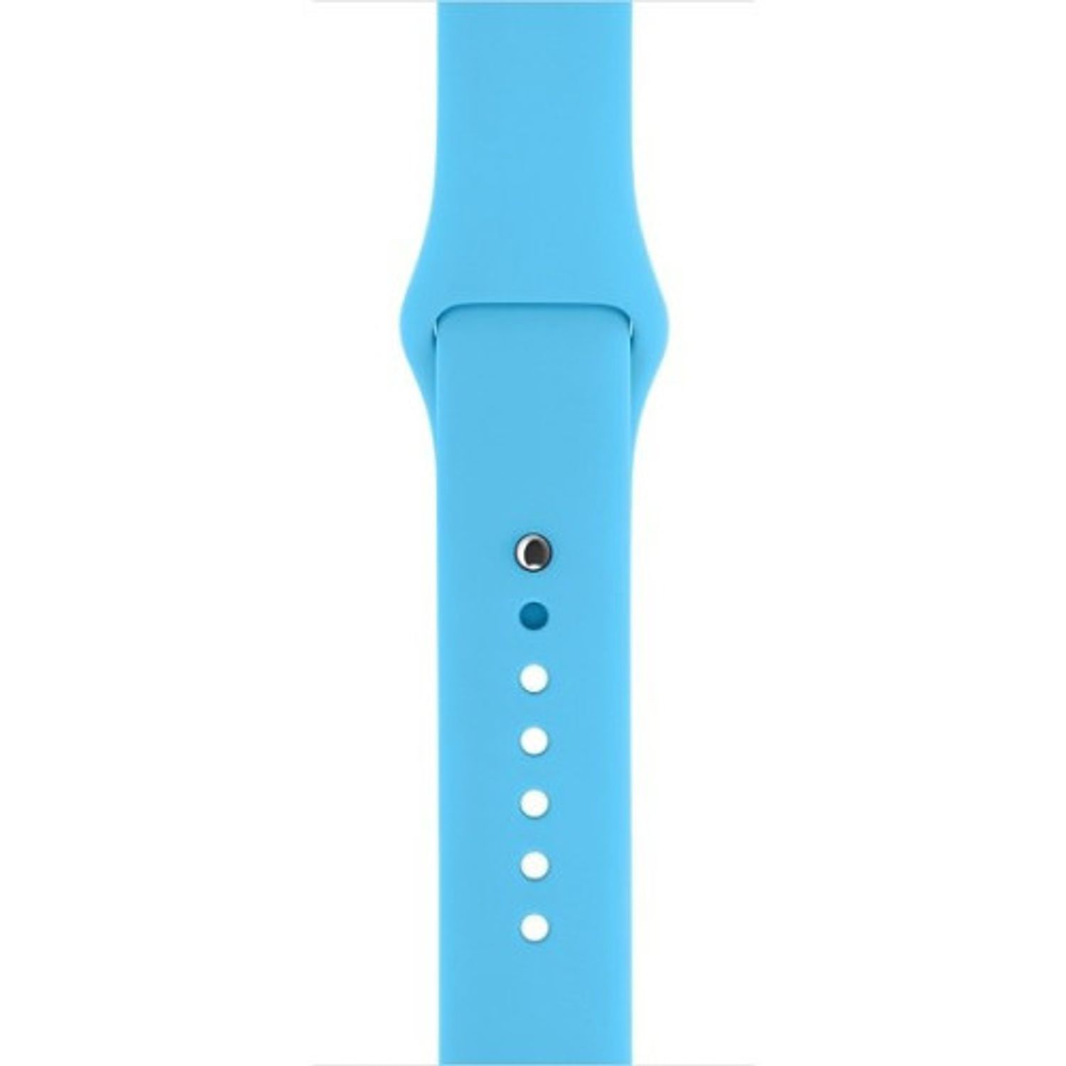 Curea iUni compatibila cu Apple Watch 1/2/3/4/5/6, 44mm, Silicon, Blue fotografia produsului View 5 L