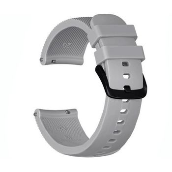 Iuni - curea ceas smartwatch samsung gear s2, 20 mm silicon grey