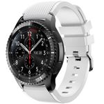 iUni - Curea ceas Smartwatch Samsung Gear S3, 22 mm Silicon White fotografia produsului
