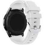 iUni - Curea ceas Smartwatch Samsung Gear S3, 22 mm Silicon White fotografia produsului View 2 S