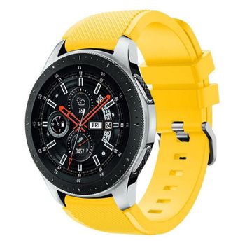 iUni - Curea ceas Smartwatch Samsung Gear S3, 22 mm Silicon Yellow