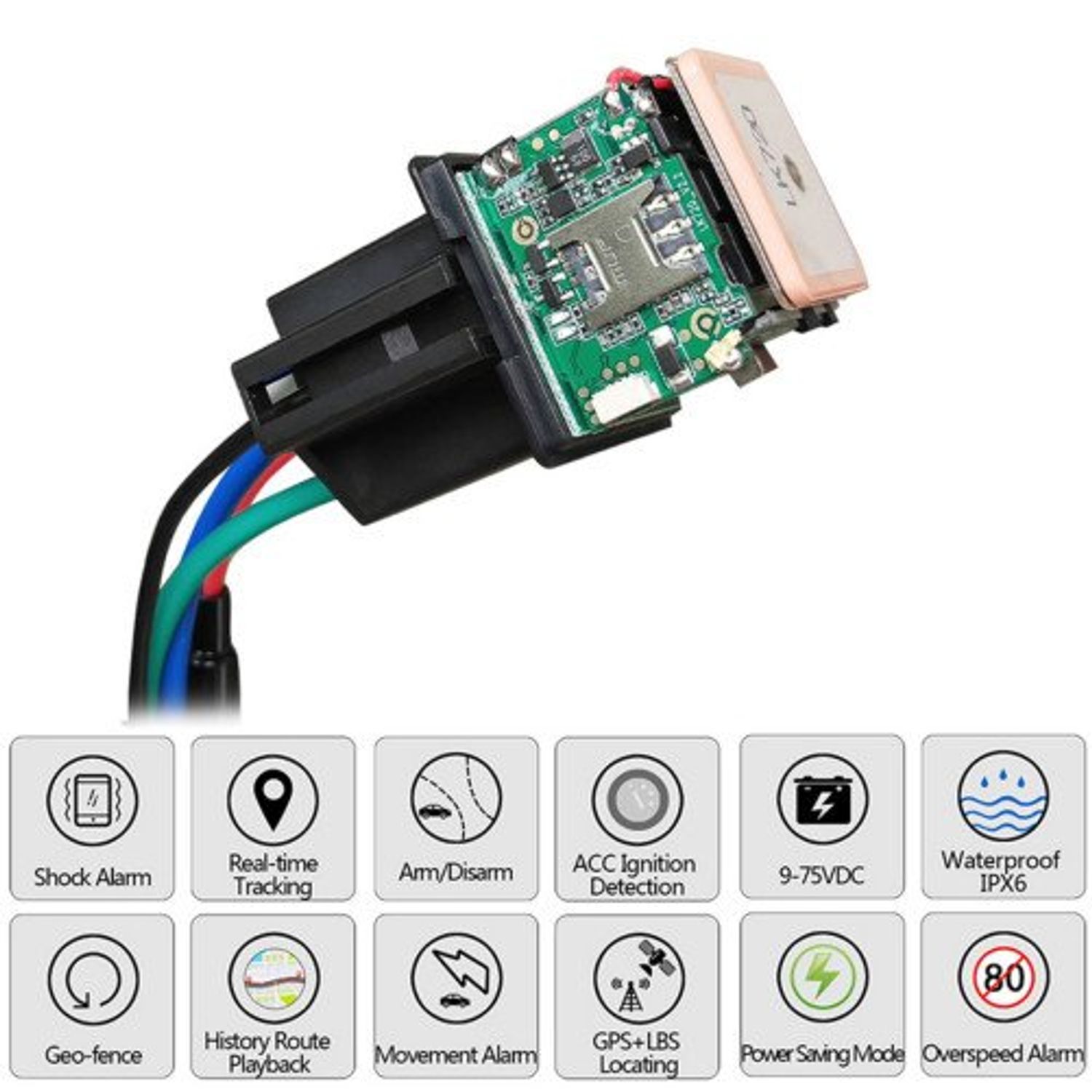 GPS Tracker Auto iUni Track i13, localizare si urmarire GPS fotografia produsului View 3 L