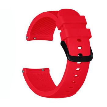Iuni - curea ceas smartwatch samsung gear s2, 20 mm silicon red