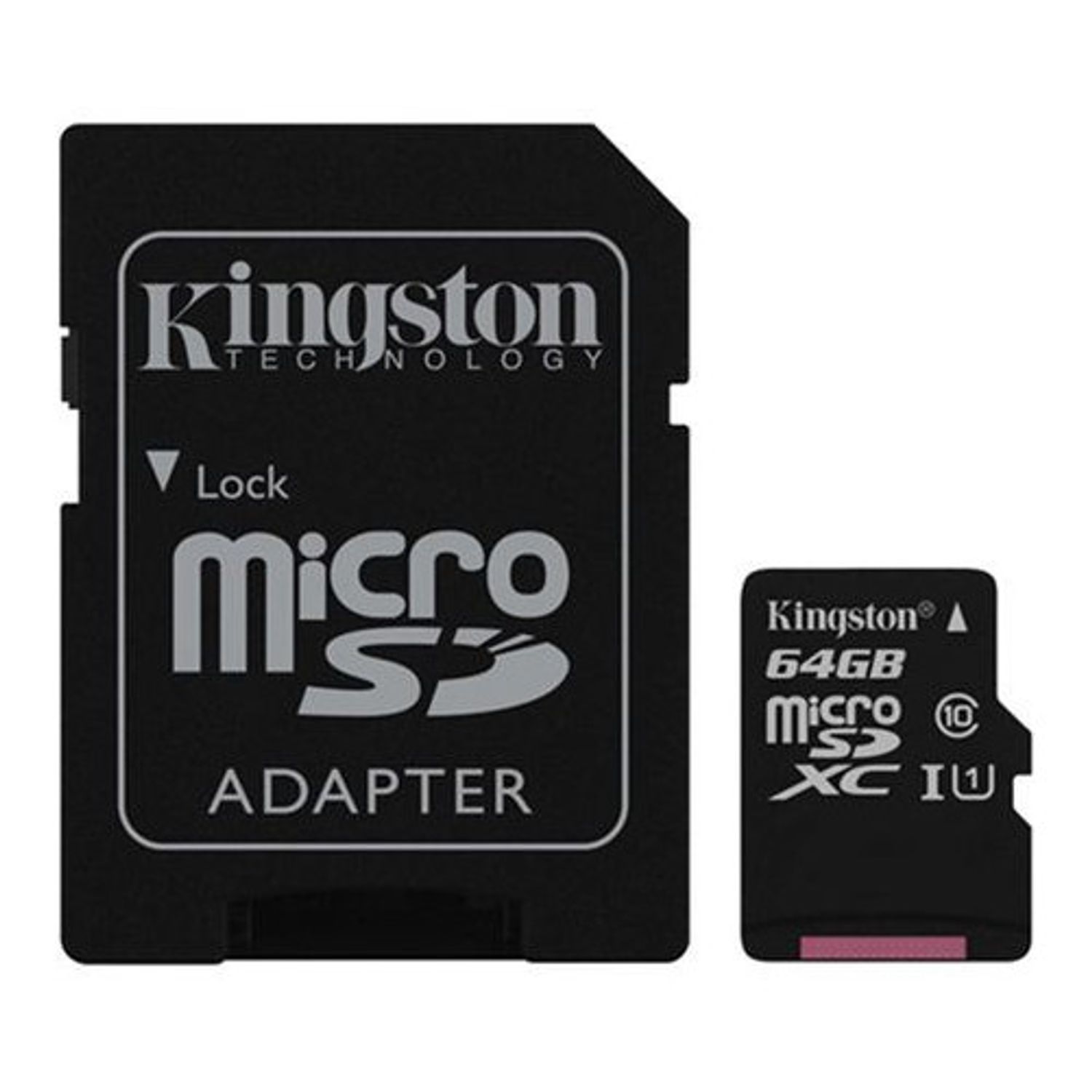 Card de memorie MicroSDXC 64GB cu Adaptor, Class 10, Negru fotografia produsului