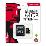 Card de memorie MicroSDXC 64GB cu Adaptor, Class 10, Negru fotografia produsului View 3 S