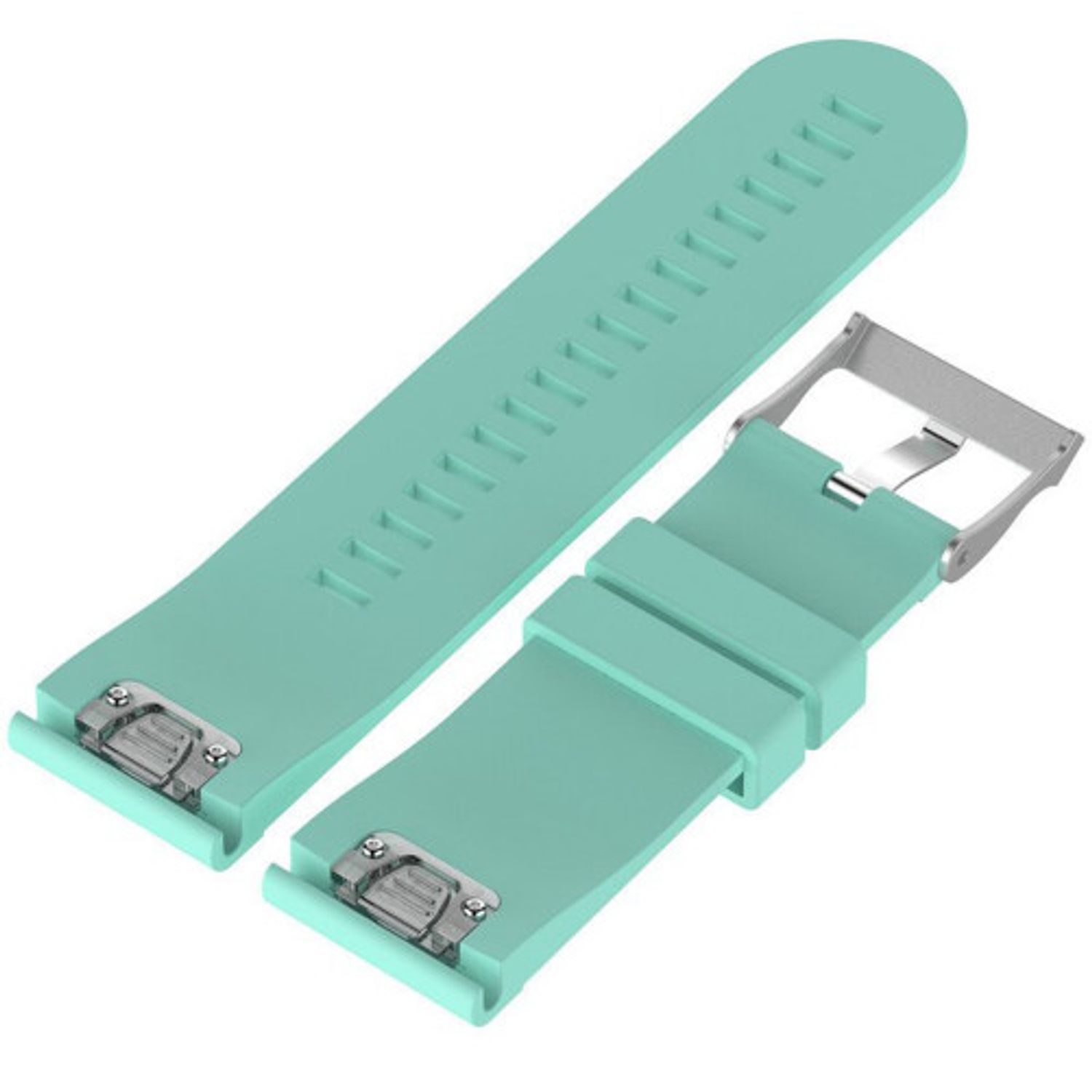 Curea ceas Smartwatch Garmin Fenix 5, 22 mm Silicon iUni Light Blue fotografia produsului