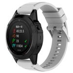 Curea ceas Smartwatch Garmin Fenix 5, 22 mm Silicon iUni White fotografia produsului View 3 S
