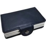 Portofel RFID dublu iUni P3, 16 carduri, Bleumarin fotografia produsului