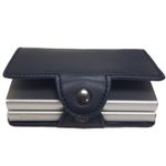 Portofel RFID dublu iUni P3, 16 carduri, Bleumarin fotografia produsului View 2 S