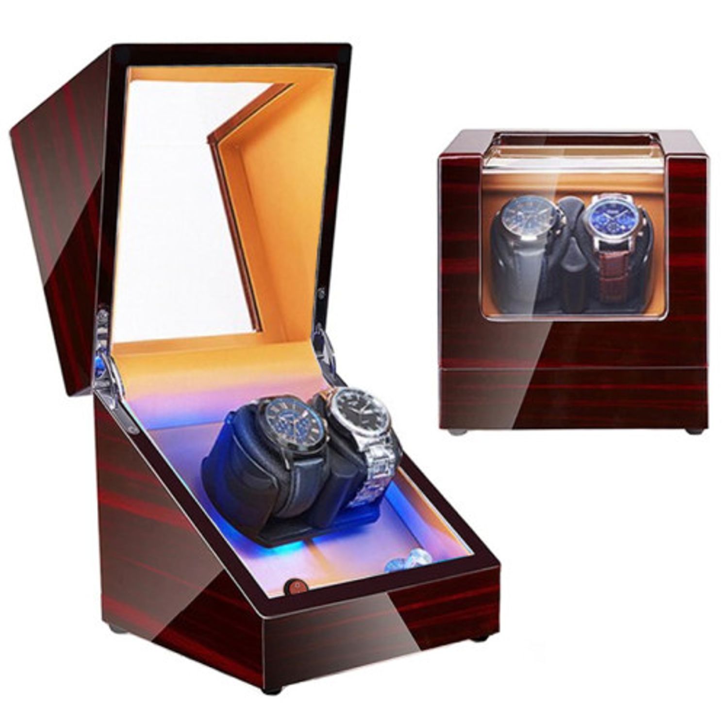 Cutie intors ceasuri automatice iUni, Watch Winder 2 Mahon fotografia produsului View 2 L