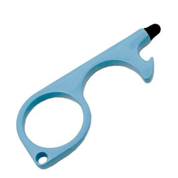 Breloc igienic multifunctional iuni br1, non-contact, blue