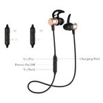 Casti Bluetooth iUni CB07 Cu Magnet, Gold fotografia produsului View 2 S