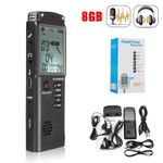 Mini Reportofon Profesional iUni REP06, Memorie 8GB, MP3 Player fotografia produsului View 5 S
