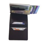 Portofel RFID iUni P6, 12 carduri, Negru fotografia produsului View 3 S