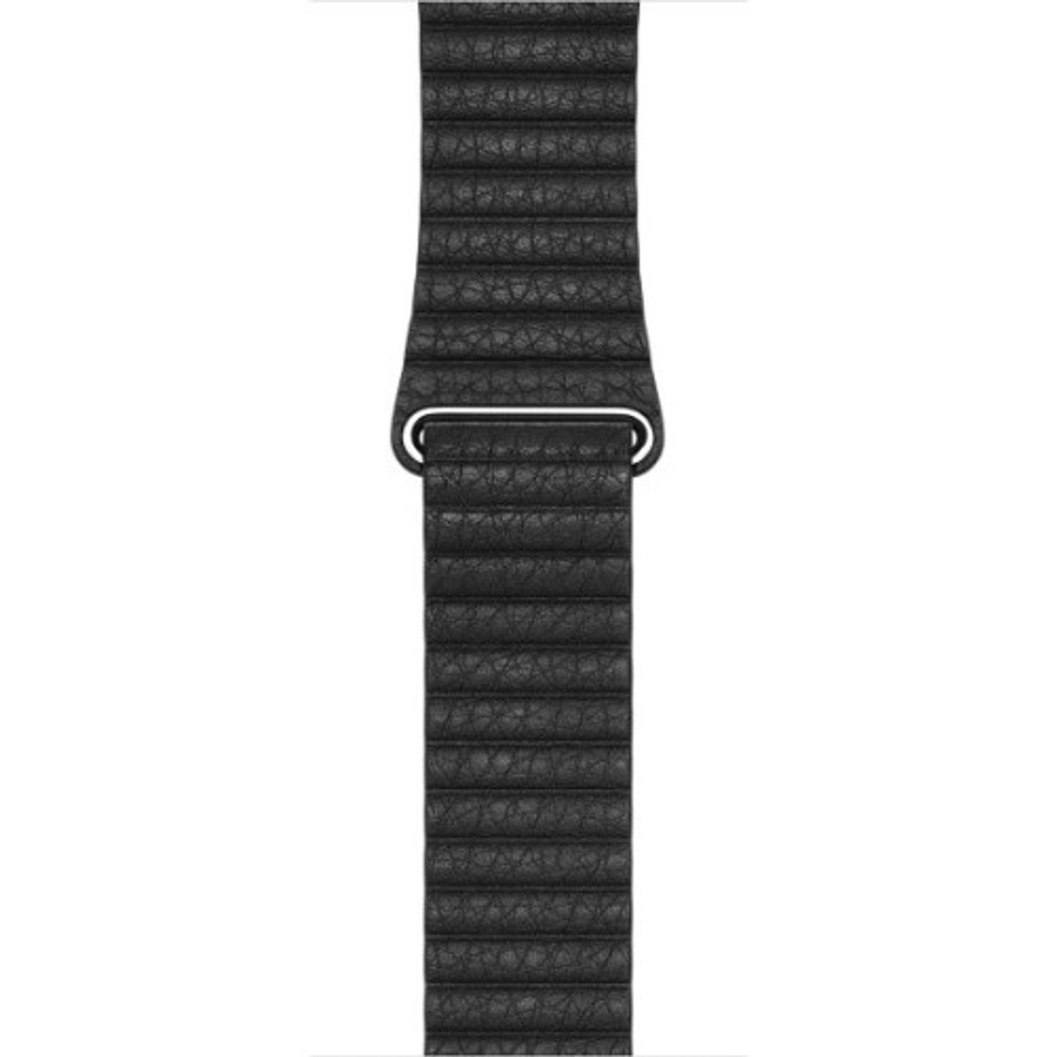 Curea iUni compatibila cu Apple Watch 1/2/3/4/5/6, 38mm, Leather Loop, Piele, Black fotografia produsului View 5 L