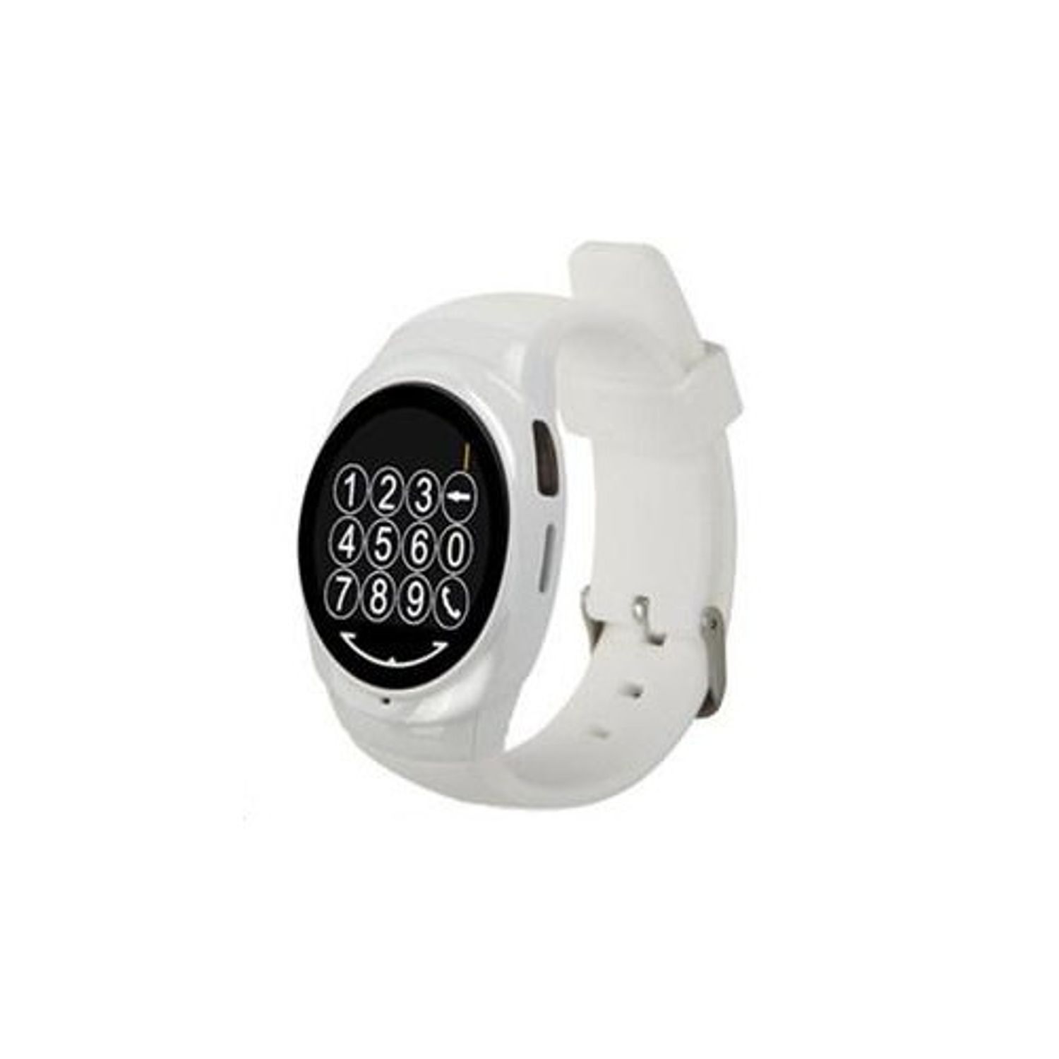 Ceas Smartwatch iUni O100, BT, LCD 1.3 Inch, Alb fotografia produsului View 2 L