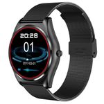 Ceas Smartwatch iUni N3 Plus, BT, 1.3 Inch, IOS si Android, Black fotografia produsului