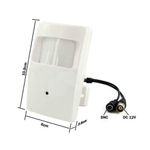 Senzor Alarma PIR iUni H7092 fotografia produsului View 4 S