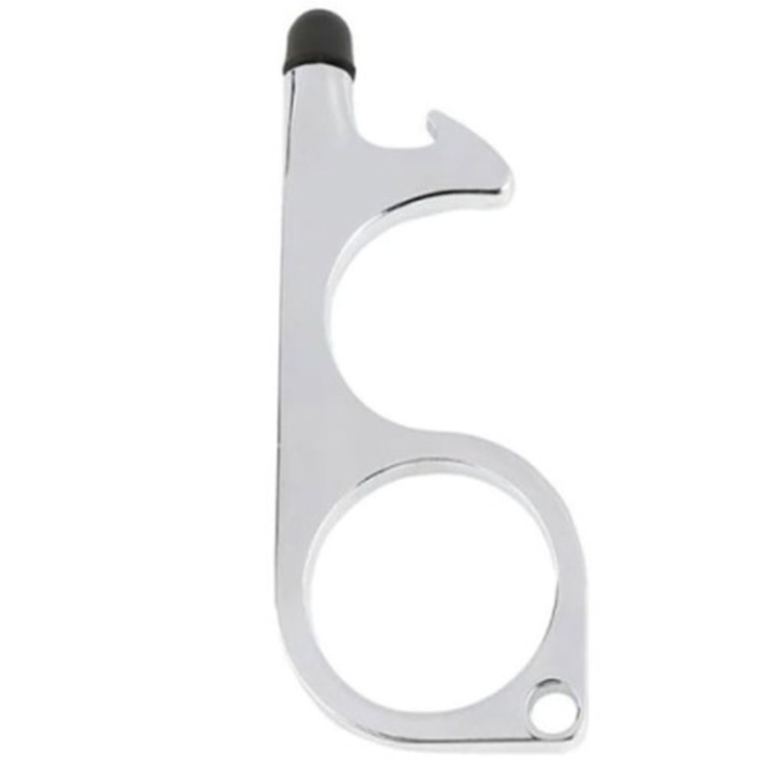 Breloc igienic multifunctional iUni BR1, non-contact, Argintiu fotografia produsului