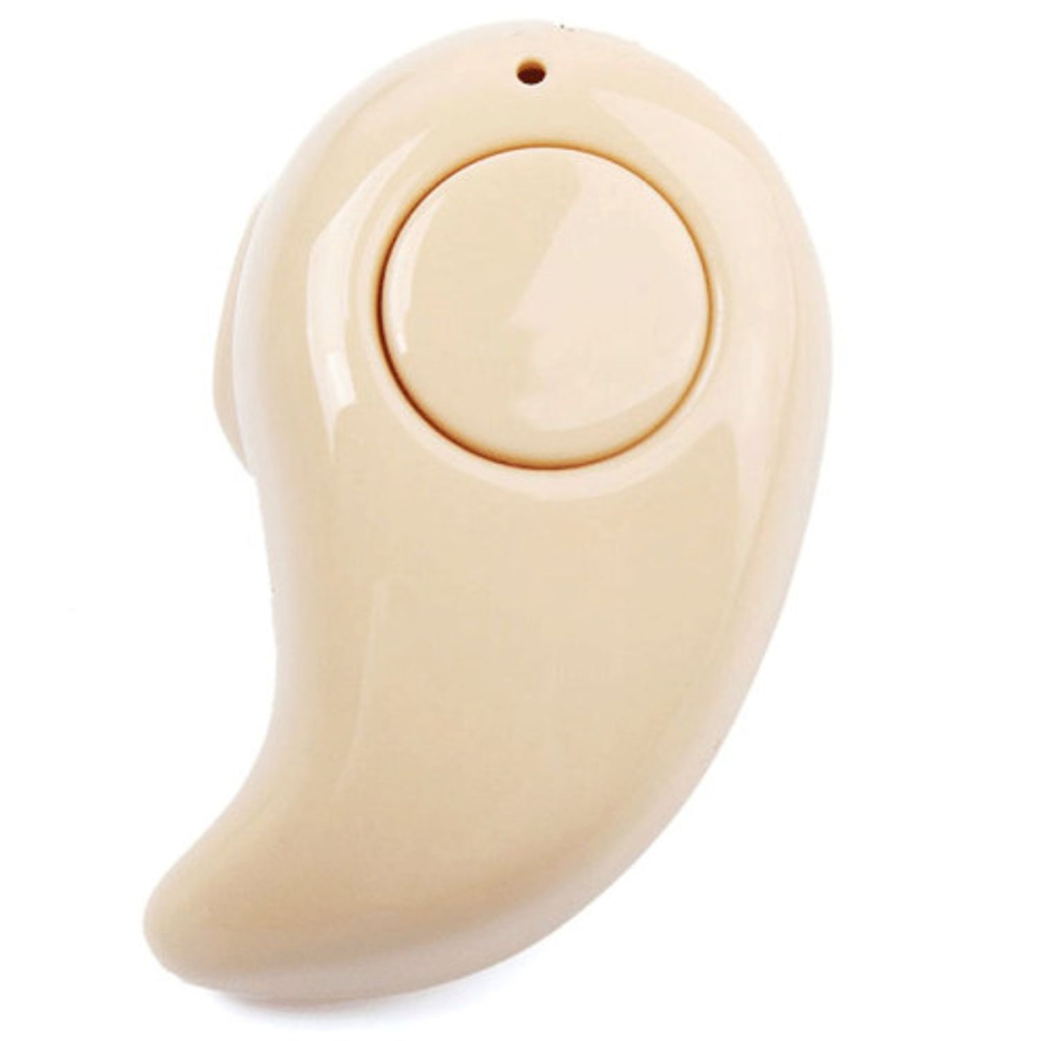 Casca Bluetooth Mini iUni CB02, Handsfree, Cream fotografia produsului View 2 L