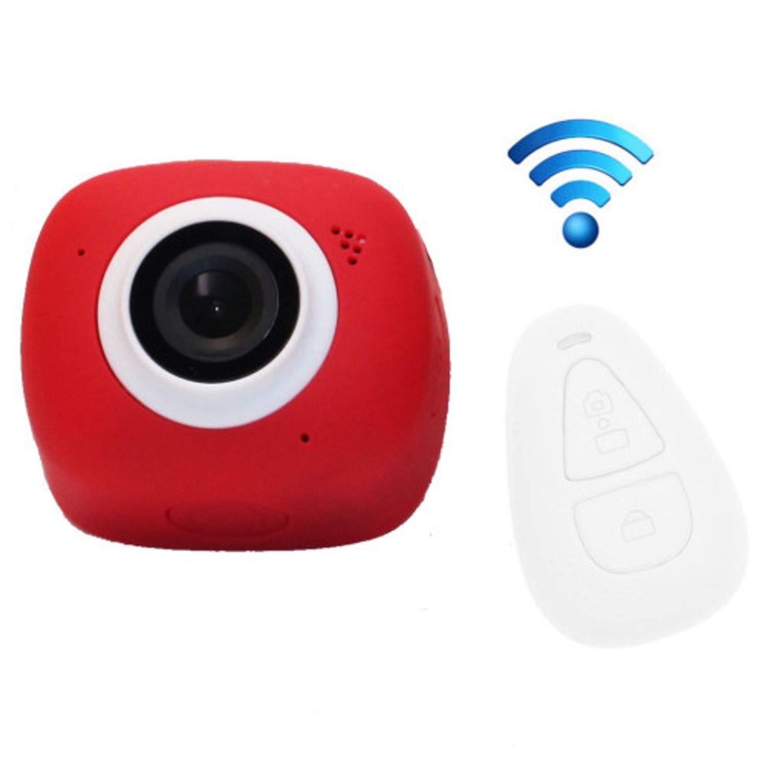 Camera Sport iUni Dare G3i, Full HD, WiFi, Telecomanda, Red fotografia produsului