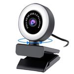 Camera web iUni PC10, Rotire 360&deg;, Full HD, 1080p, Microfon, USB 2.0, Plug & Play fotografia produsului View 3 S