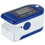 Pulsoximetru digital iUni H8, Indica nivelul de saturatie a oxigenului din sange, Rata pulsului, Albastru - 11 fotografia produsului