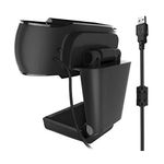 Camera web iUni Full HD 1920x1080px, Plug & Play, Microfon incorporat, USB 2.0, Scoala Online fotografia produsului View 4 S