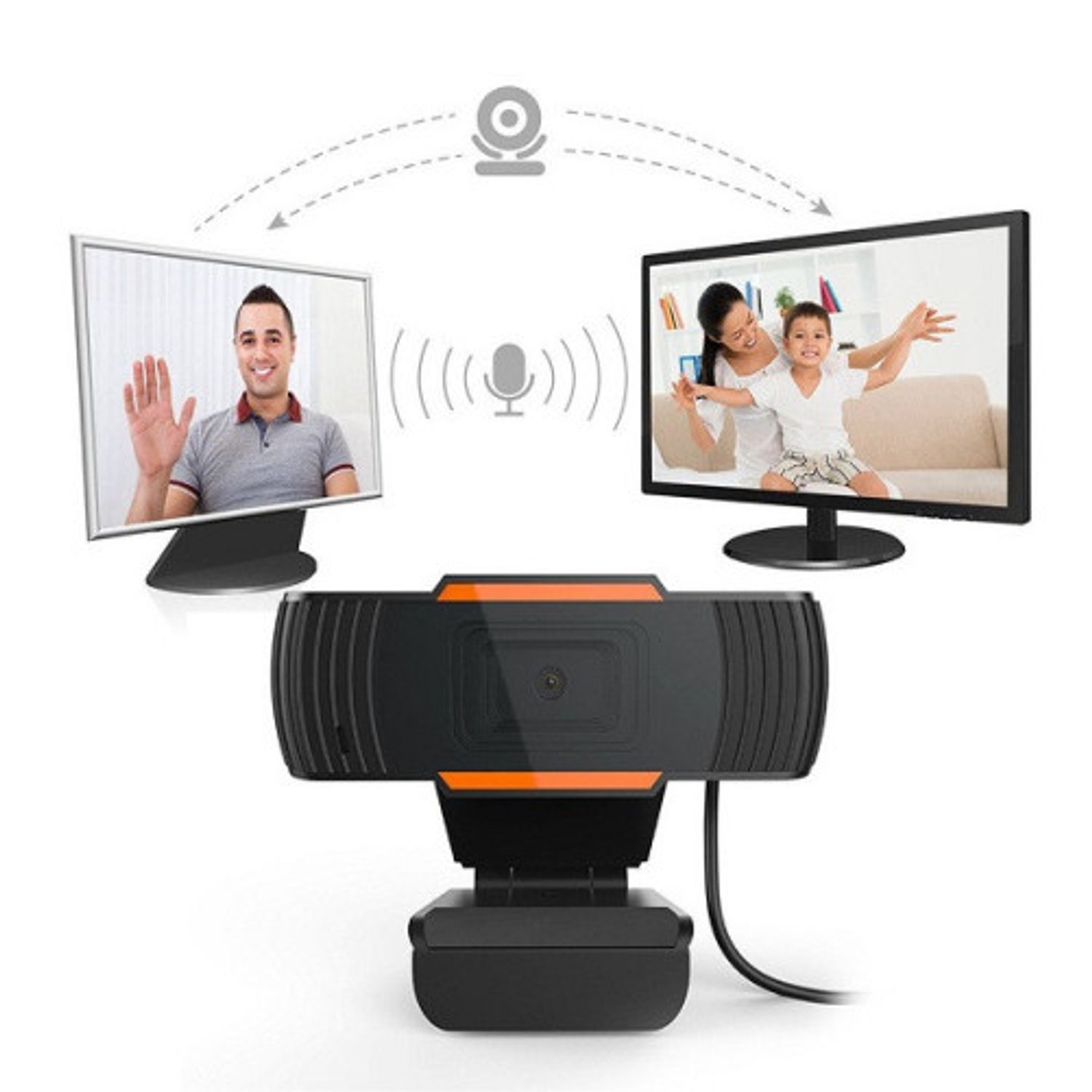 Camera web iUni K5i, 720p, Microfon, USB 2.0, Plug & Play - 8 fotografia produsului View 5 L