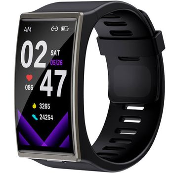 Smartwatch iUni DM12, Touchscreen, Monitorizare Puls, Somn, Sedentarism, Notificari