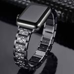 Curea iUni compatibila cu Apple Watch 1/2/3/4/5/6, 42mm, Luxury Belt, Black fotografia produsului View 4 S