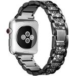 Curea iUni compatibila cu Apple Watch 1/2/3/4/5/6, 42mm, Luxury Belt, Black fotografia produsului View 2 S