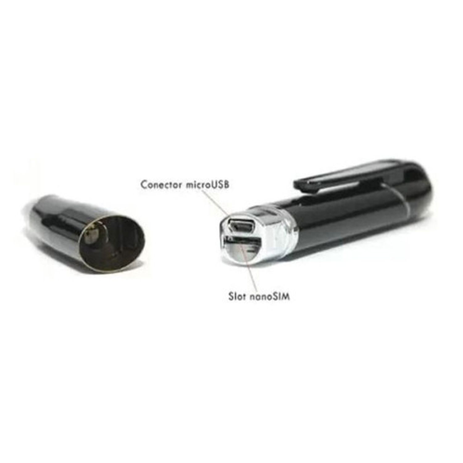 Pix GSM cu micro-casca wireless iUni MX7, Slot SIM fotografia produsului View 3 L