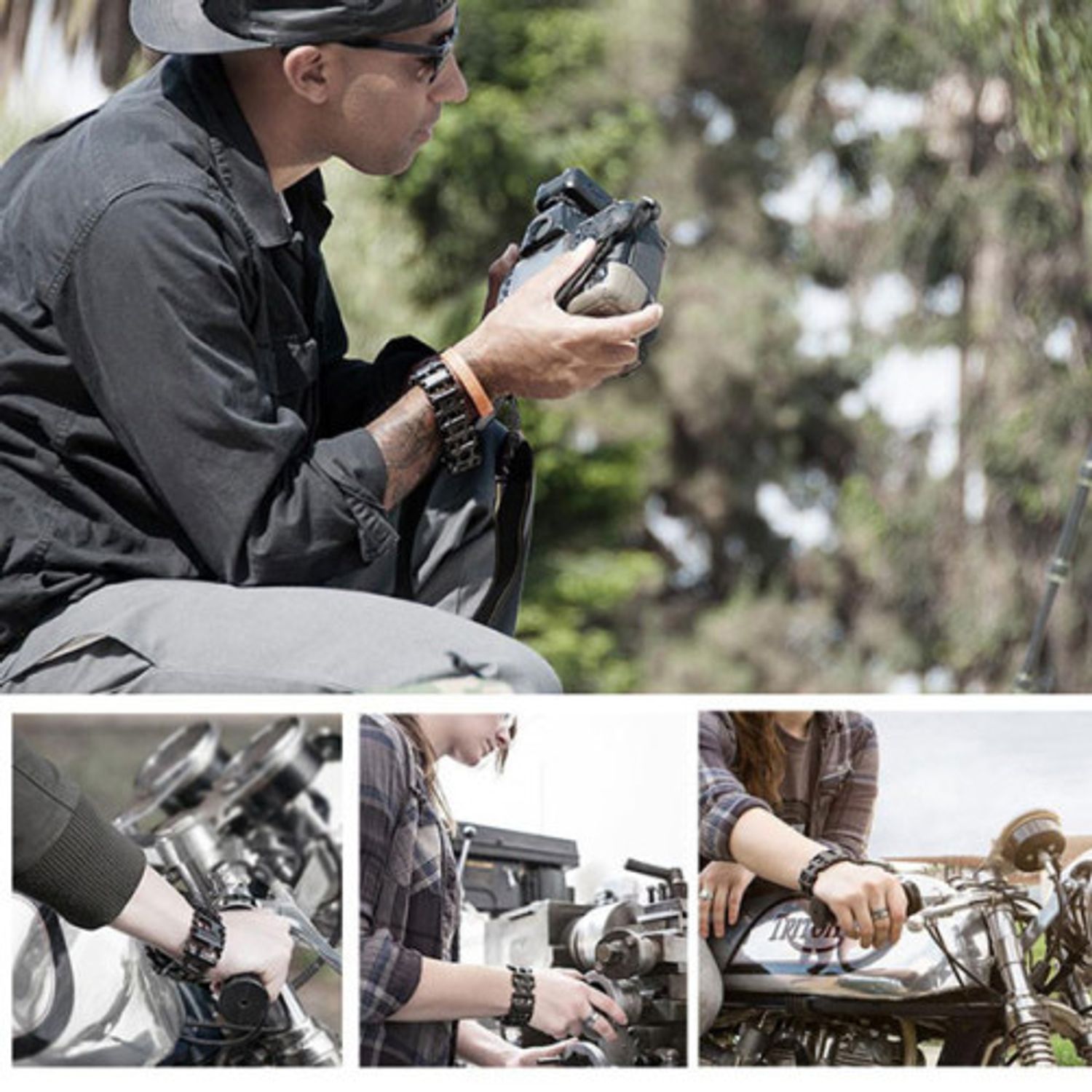 Curea iUni Multifunctionala compatibila cu Garmin Fenix 5, 22 mm, 29 functii, Silver fotografia produsului View 4 L