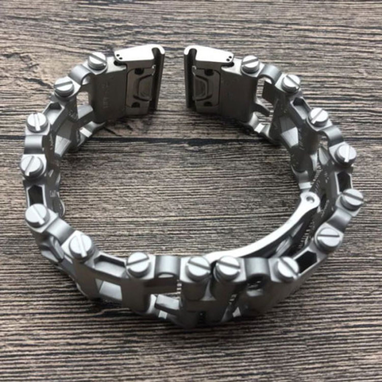 Curea iUni Multifunctionala compatibila cu Garmin Fenix 5, 22 mm, 29 functii, Silver fotografia produsului View 2 L