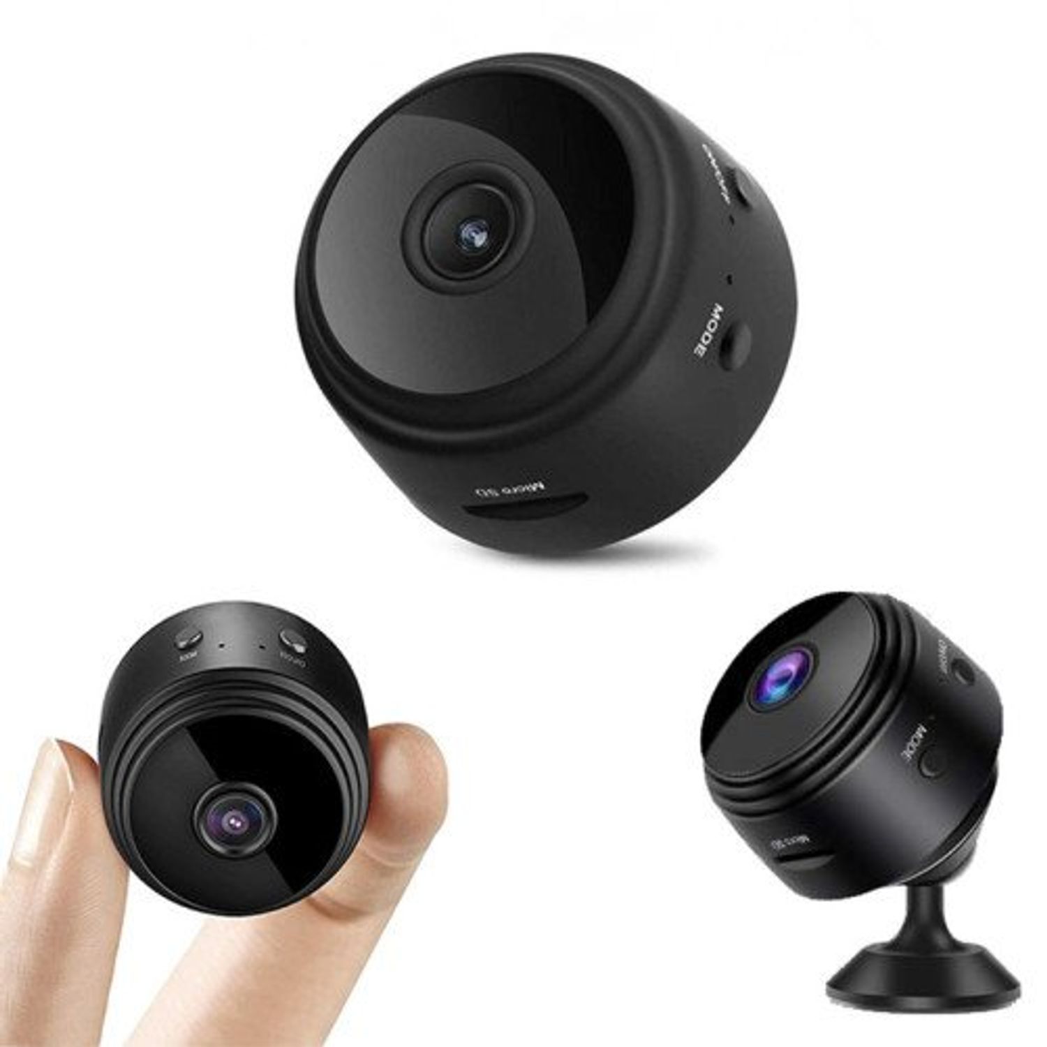 Mini Camera Spion iUni A9, Wireless, VGA 480P, Audio-Video, Night Vision fotografia produsului View 5 L