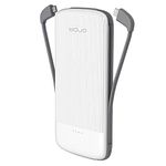 Baterie externa iUni MS100S, 10000mAh, Dual USB, Powerbank, White fotografia produsului