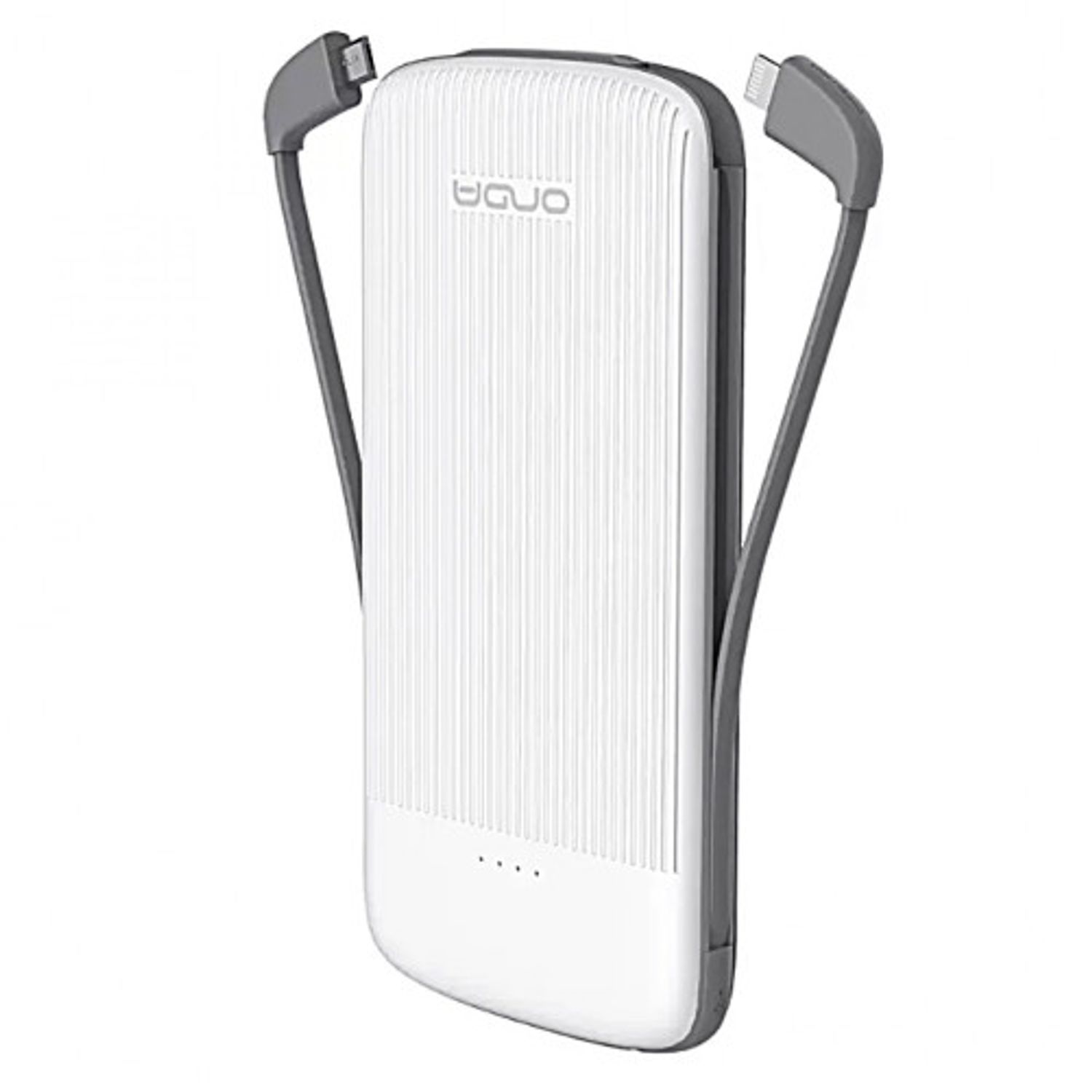 Baterie externa iUni MS100S, 10000mAh, Dual USB, Powerbank, White fotografia produsului