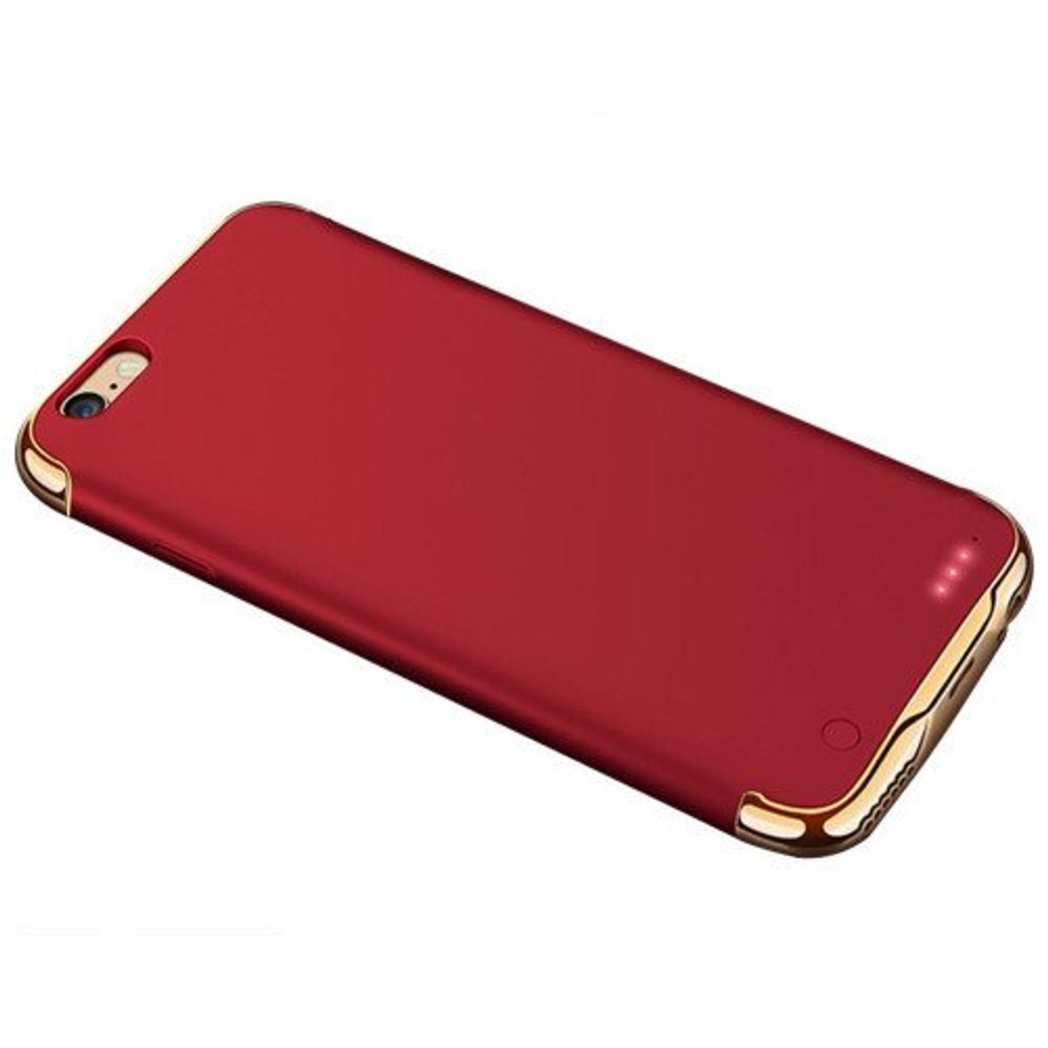 Husa Baterie Ultraslim iPhone 7 Plus/8 Plus, iUni Joyroom 3500mAh, Red fotografia produsului View 2 L