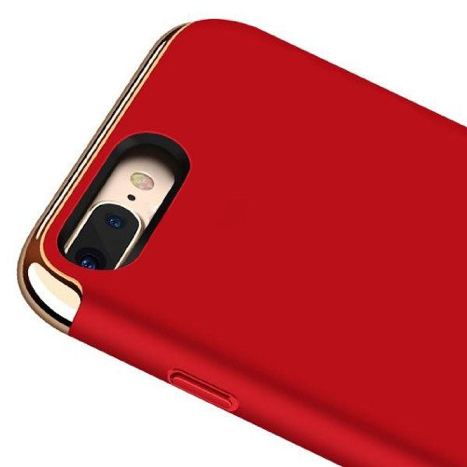 Husa Baterie Ultraslim iPhone 7 Plus/8 Plus, iUni Joyroom 3500mAh, Red fotografia produsului View 3 L