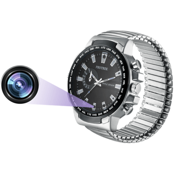 Ceas spion cu camera full hd iuni w5, night vision, foto, video, reportofon, 8gb