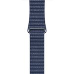 Curea iUni compatibila cu Apple Watch 1/2/3/4/5/6, 38mm, Leather Loop, Piele, Midnight Blue fotografia produsului View 4 S
