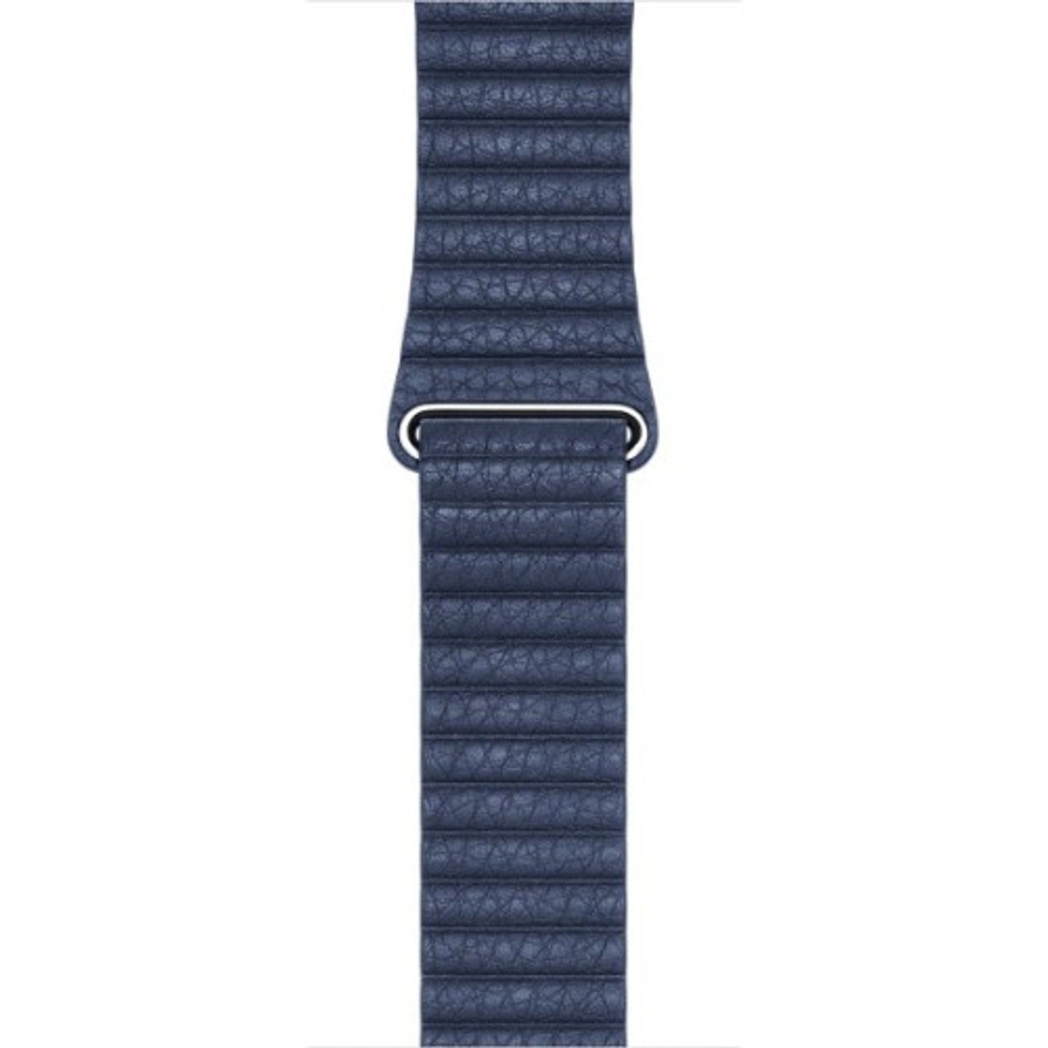Curea iUni compatibila cu Apple Watch 1/2/3/4/5/6, 38mm, Leather Loop, Piele, Midnight Blue fotografia produsului View 4 L